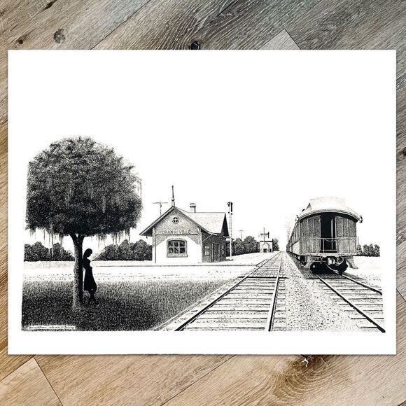 Orangeville Train Station Prints - Picture 1 of 6